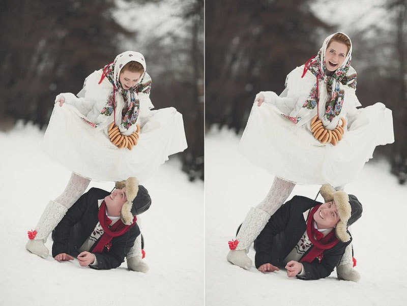 свадебная фотосессия зимой (2)