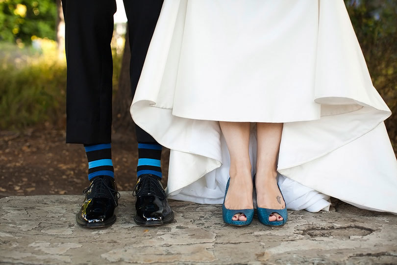 ноги жениха и невесты