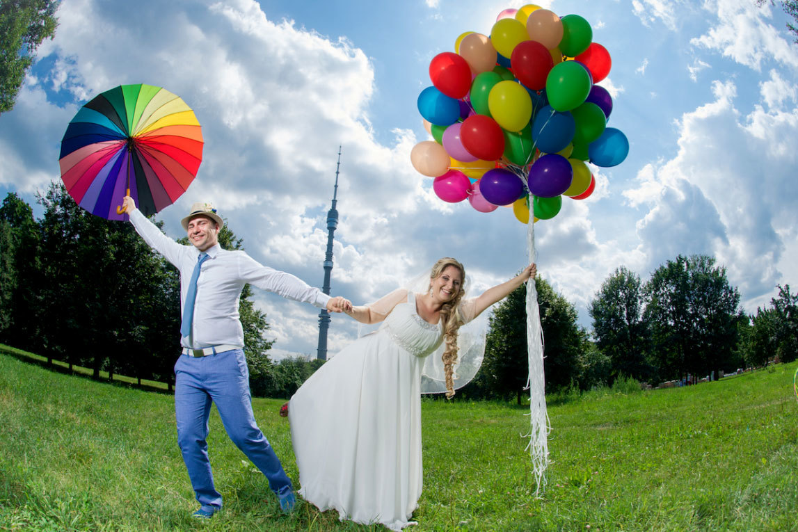 свадебная фотосессия с воздушными шарами (3)
